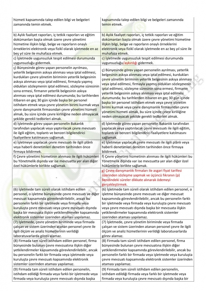ÇYHHY DEĞİŞİKLİK YAPILMASINA DAİR YÖNETMELİK